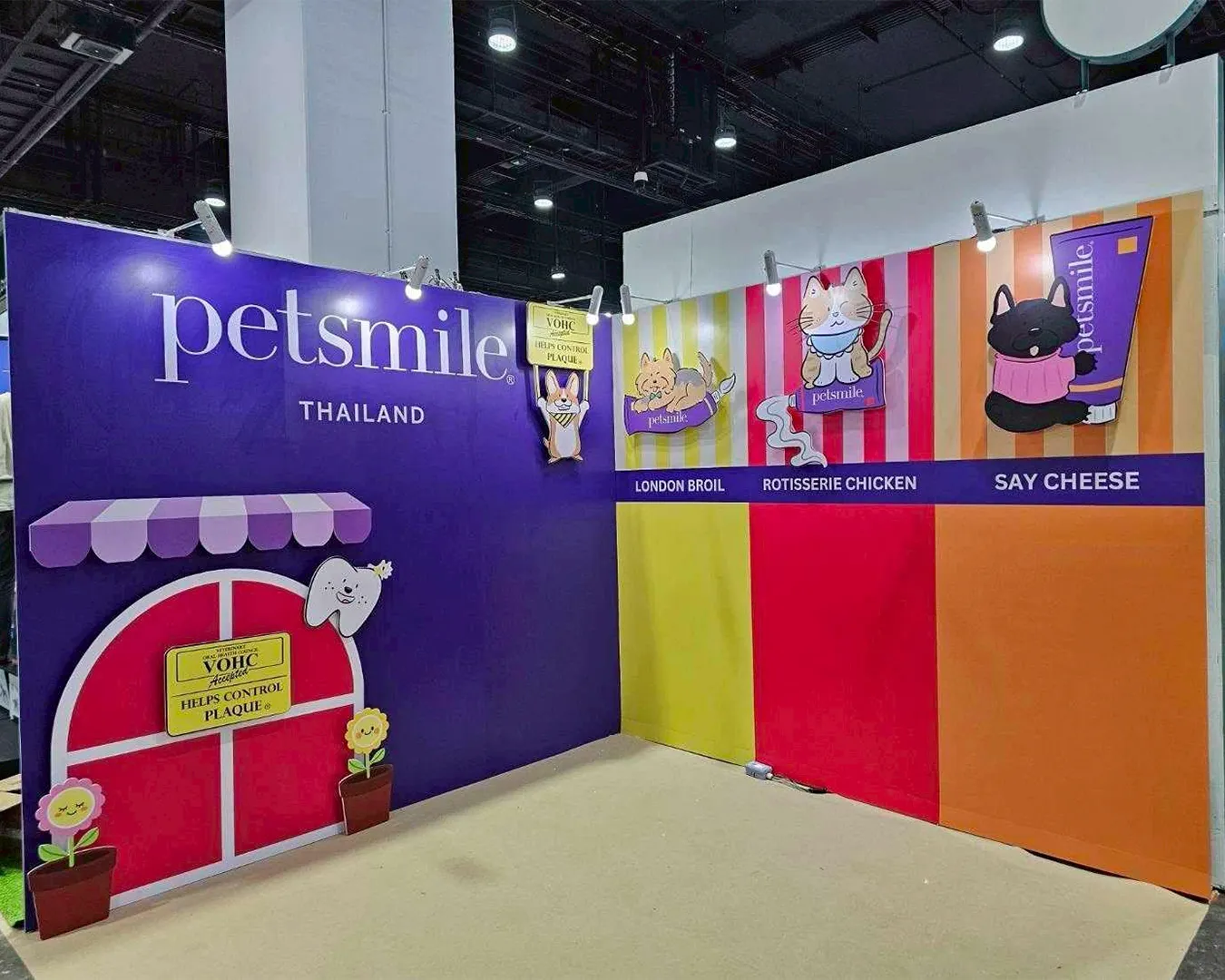 งานตกแต่งพาทิชั่นงานแสดงสินค้า