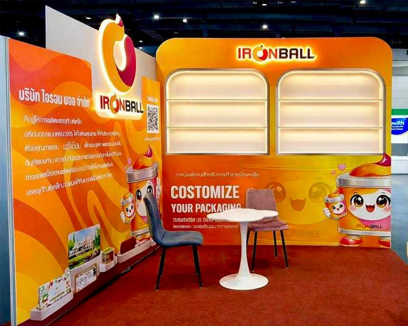 งานตกแต่งพาทิชั่นงานแสดงสินค้า