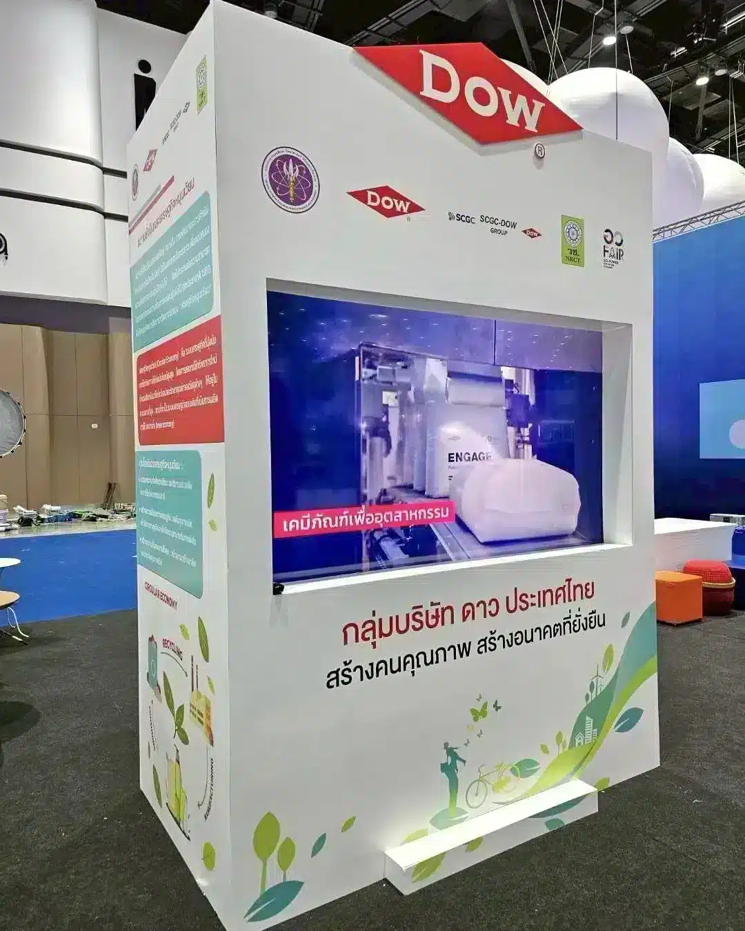 ป้ายตกแต่งพาทิชั่นงานแสดงสินค้า